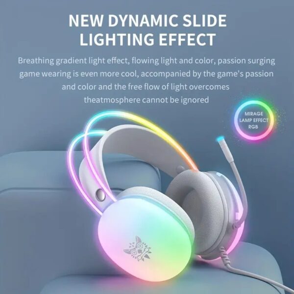 RGB Gaming Headset with Noise-Canceling Microphone for PS4, PS5, Xbox One, and PC - Image 4