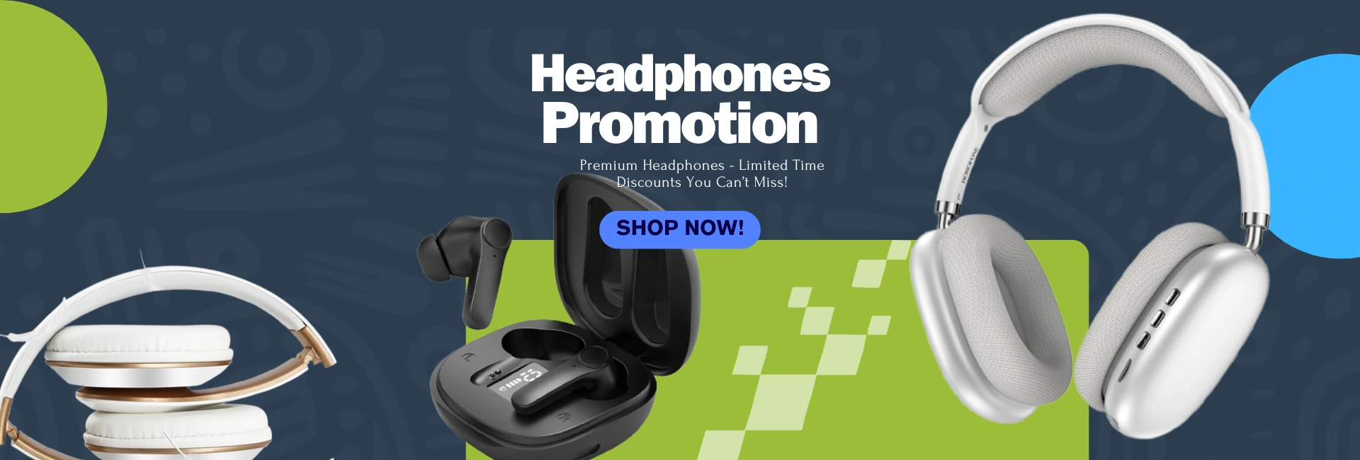 Banner Headphones Mega Hangar